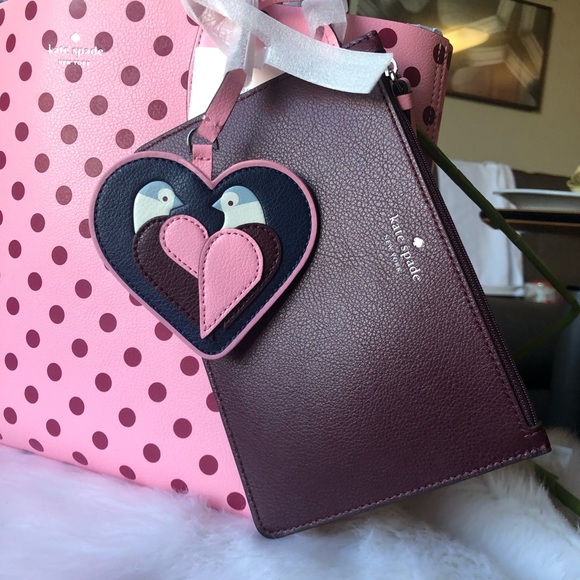 Kate Spade♠️Lovebirds Reversible Tote - Picture 8 of 8